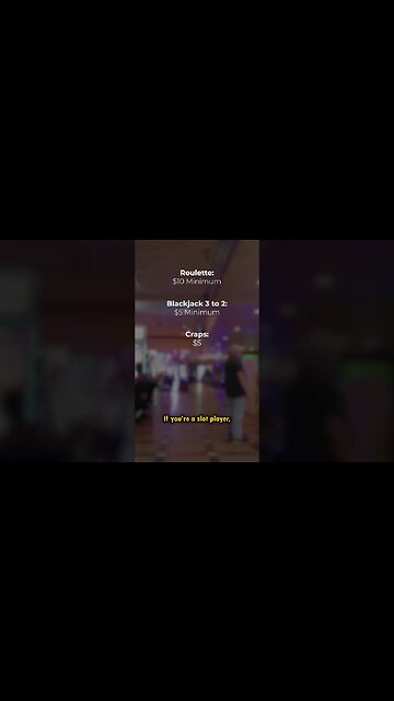 Las Vegas Table Minimums: Ellis Island Casino