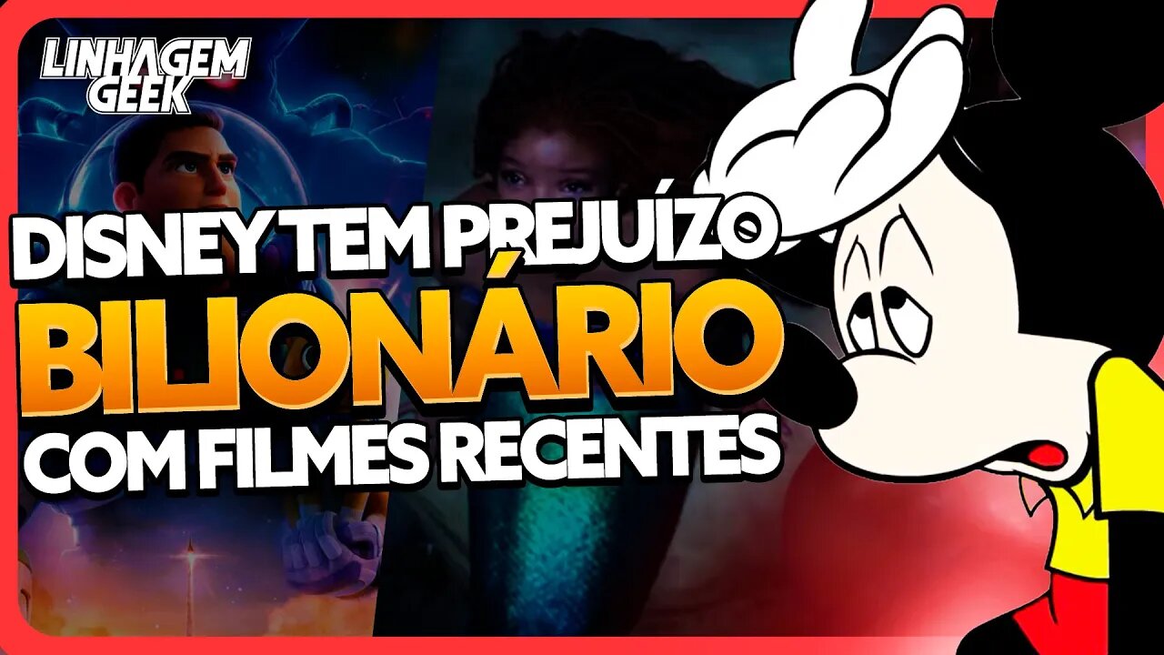 PREJUÍZO MILIONÁRIO DISNEY COM FILMES NOVOS!