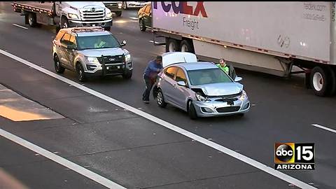 Cars stranded on US 60 due to flooding during storm