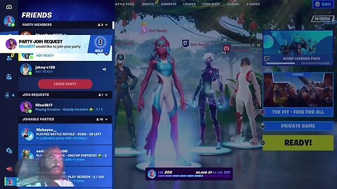 Fortnite with Rock Mercury