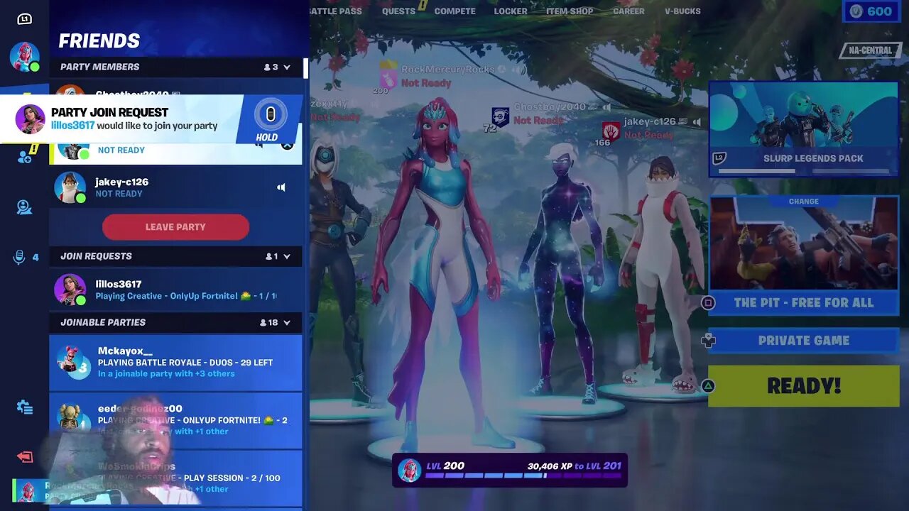 Fortnite with Rock Mercury