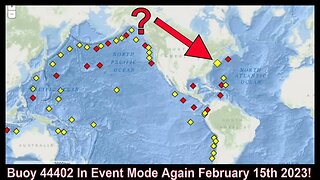 Buoy 44402 In Event Mode Again February 15th 2023!