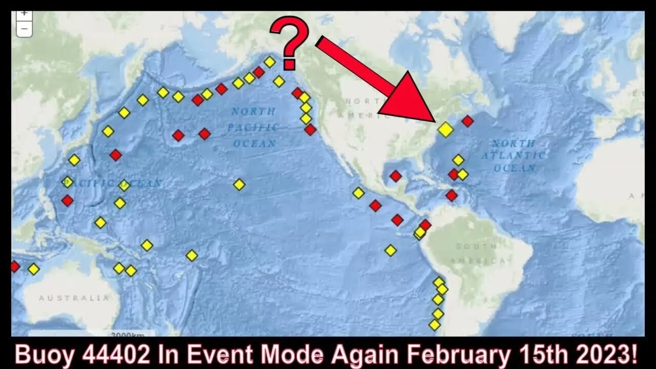 Buoy 44402 In Event Mode Again February 15th 2023!
