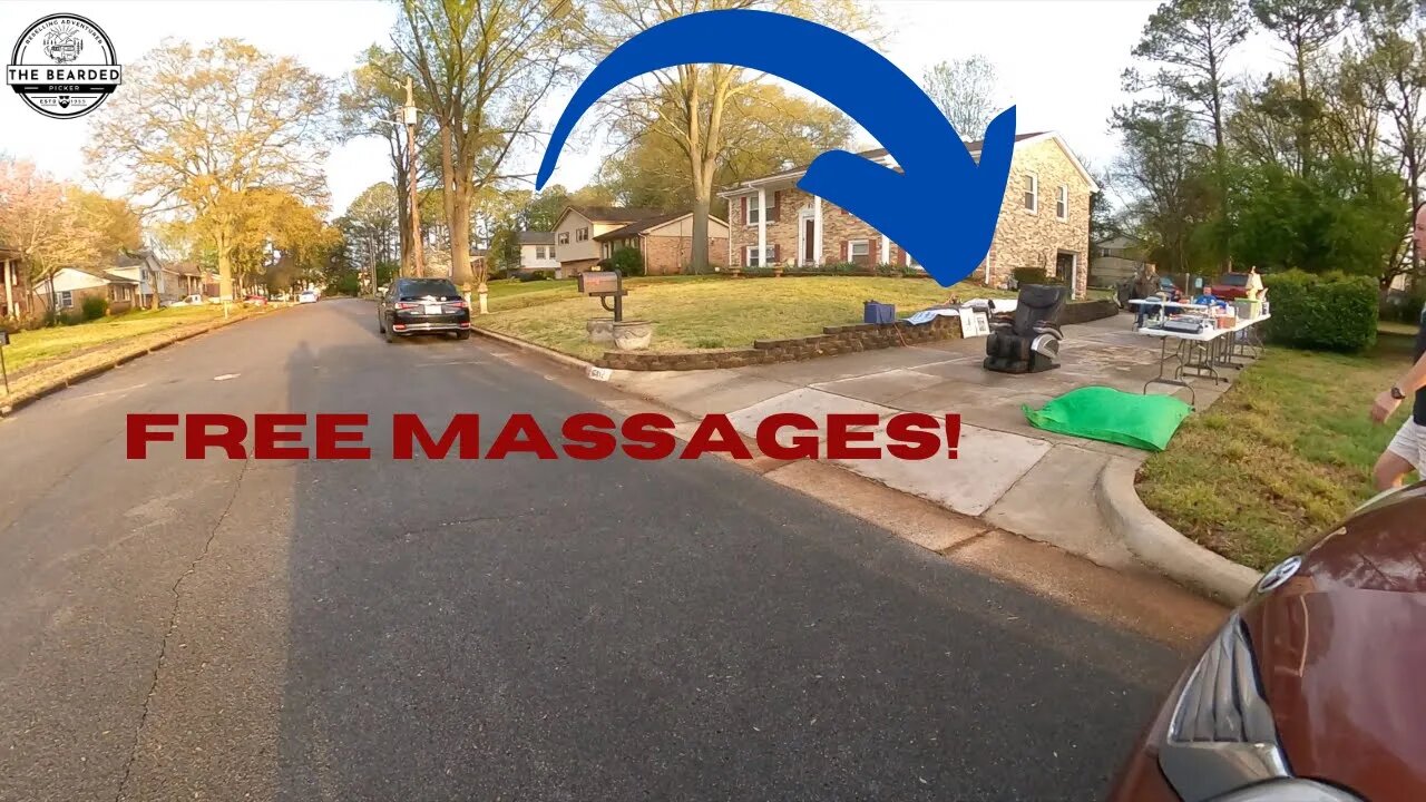 Massages at a Yard Sale?