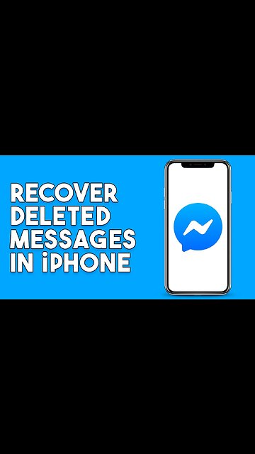 How To Recover Deleted Messages On Messenger In Iphone
