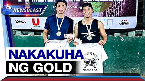 Rocco Nacino, nakakuha ng gold sa kanyang first tennis tournament