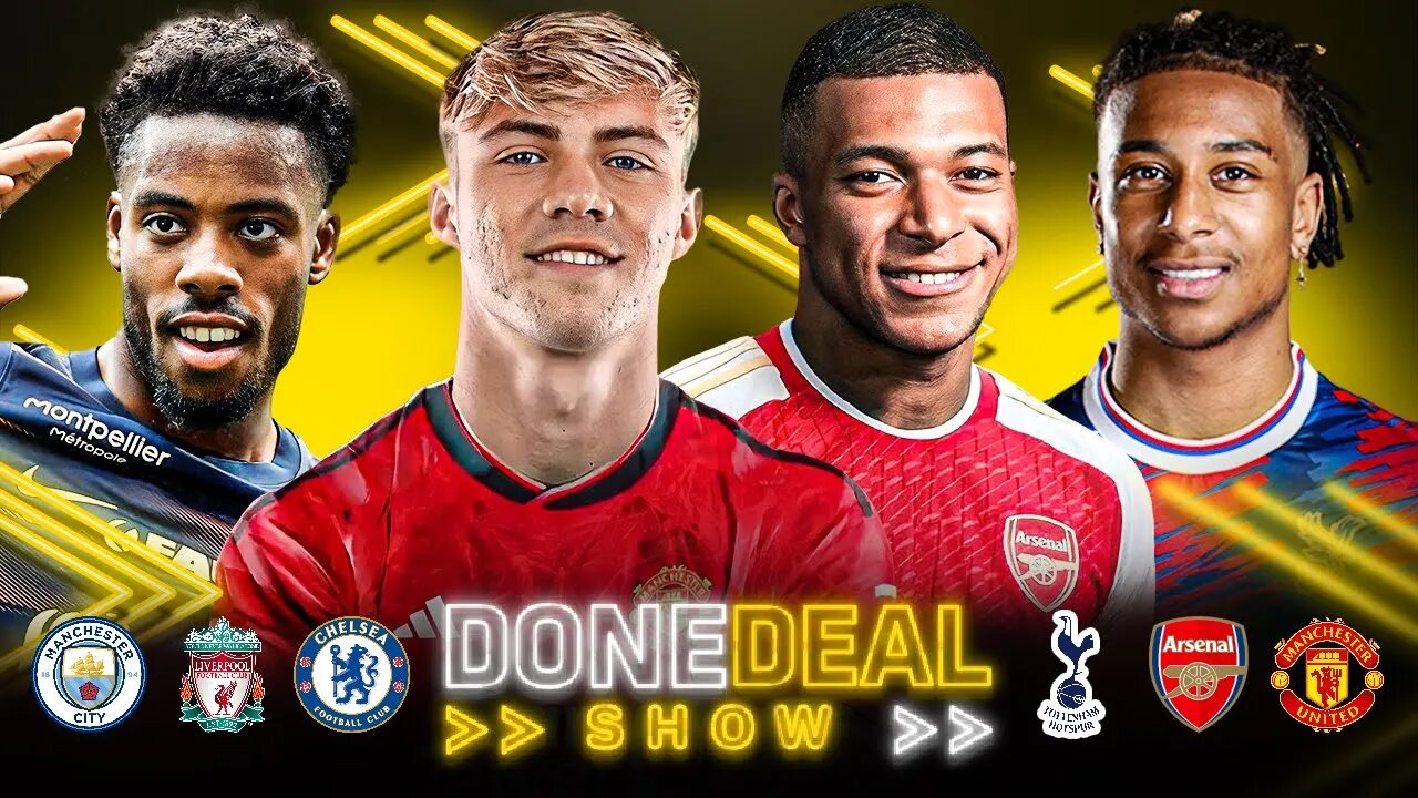 Hojlund to Man United CLOSE⌛Mbappe to Arsenal SWAP DEAL?🚨Chelsea in for Wahi & Olise✅