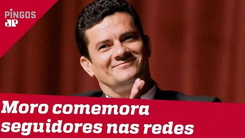 Moro comemora número de seguidores nas redes