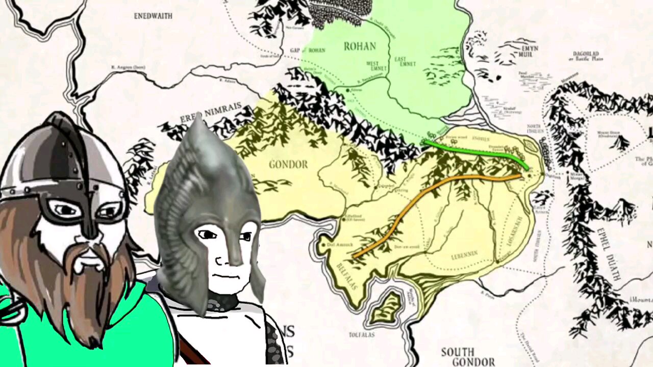 You and your new Rohan homie prepare to prove the honor of men