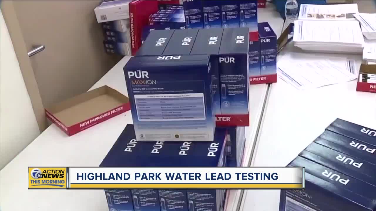 Highland park water lead testing