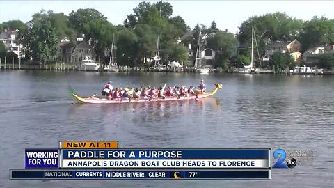 Annapolis Dragon Boat Club heads to Italy for boating tournament