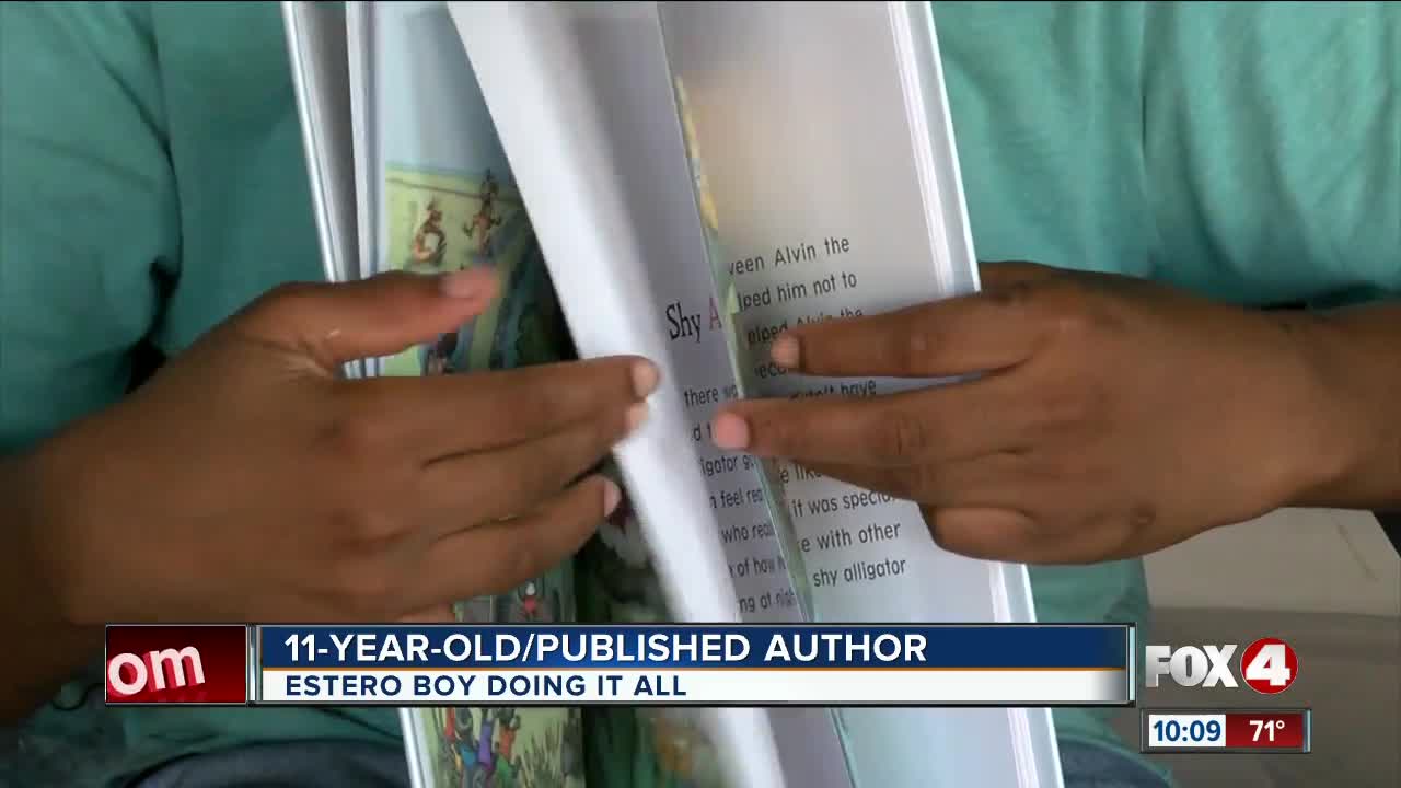 11 year old in Estero, Florida is a published author.