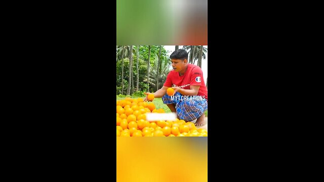 funny orange prank