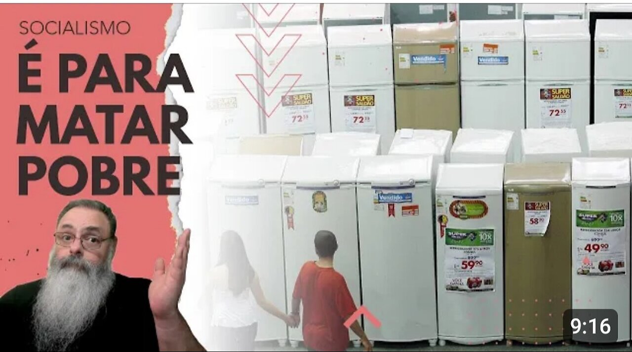 GELADEIRA a R$ 5 MIL: REGRAS AMBIENTAIS de EFICIÊNCIA ENERGÉTICA vão ENCARECER TUDO para MATAR POBRE
