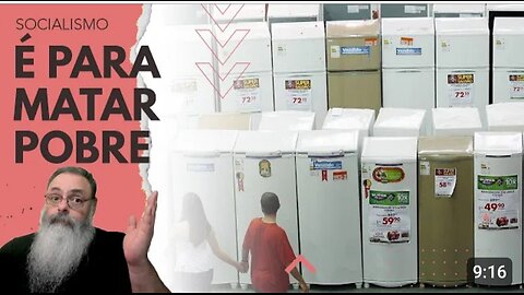 GELADEIRA a R$ 5 MIL: REGRAS AMBIENTAIS de EFICIÊNCIA ENERGÉTICA vão ENCARECER TUDO para MATAR POBRE