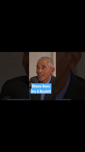 President Obama Democrats Are A Buzzkill Referring To Cancel Culture #shorts #obama #midterms2022