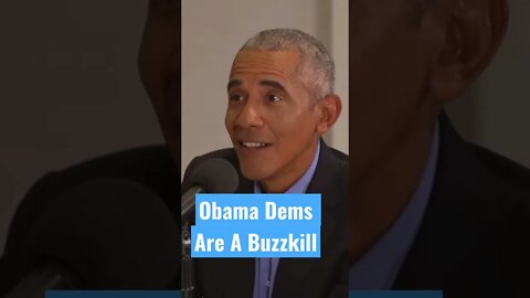 President Obama Democrats Are A Buzzkill Referring To Cancel Culture #shorts #obama #midterms2022