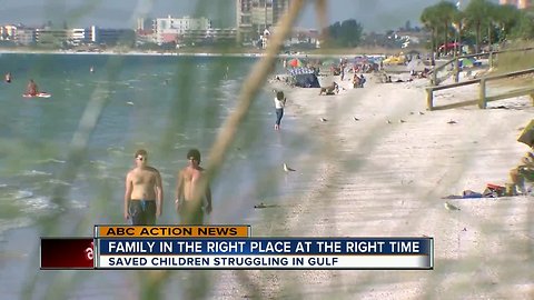 Family in the right place at the right time