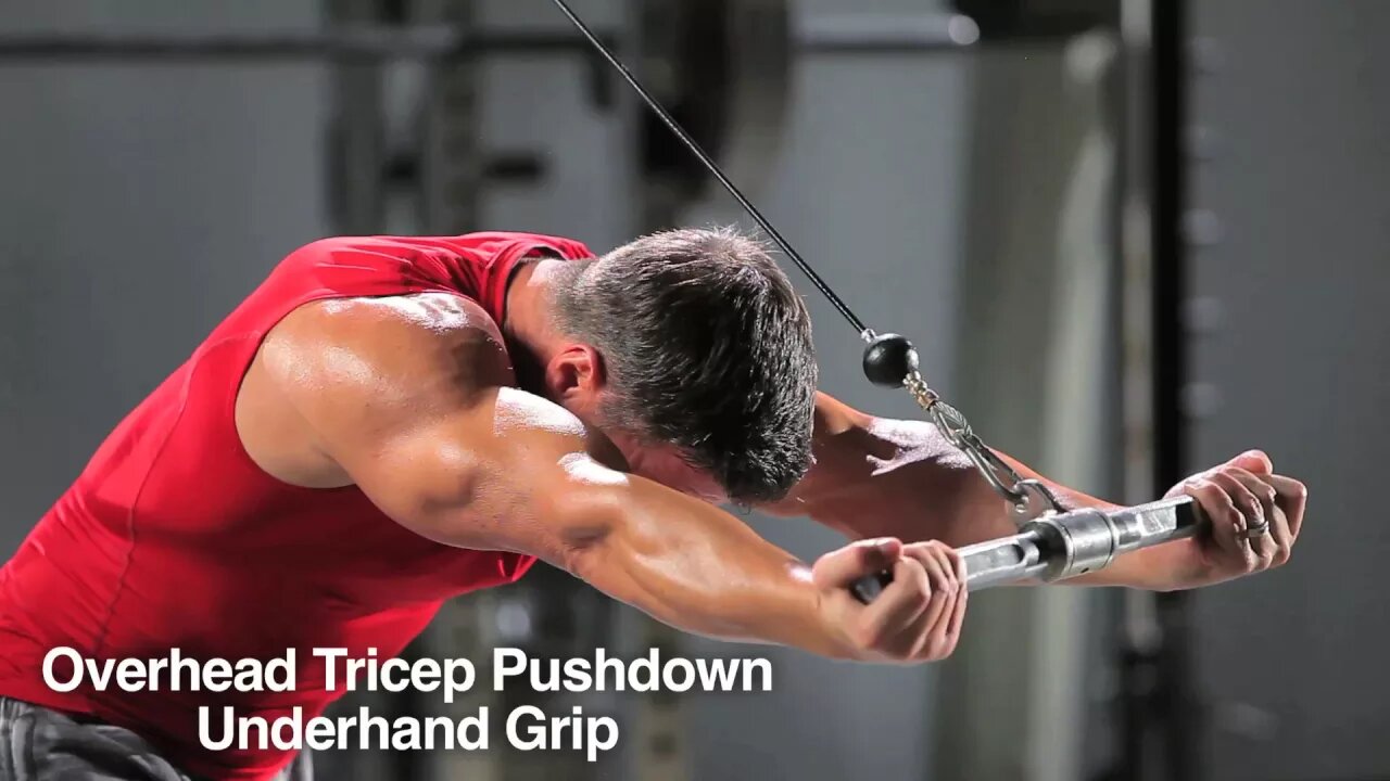 Overhead Tricep Pushdown Underhand Grip