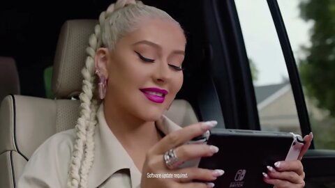 Christina Aguilera & Her Family Stay Connected with Nintendo Switch