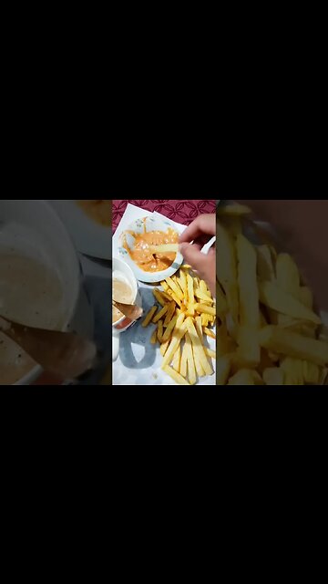 Coffee | French Fries | Garlic Dip in Foggy Nights, Lovely Winter @CookingWithHira