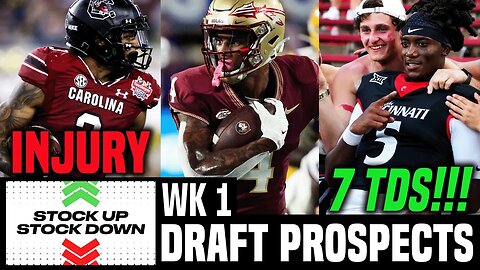 2024 NFL Draft Prospects | Week 1 Stock Report