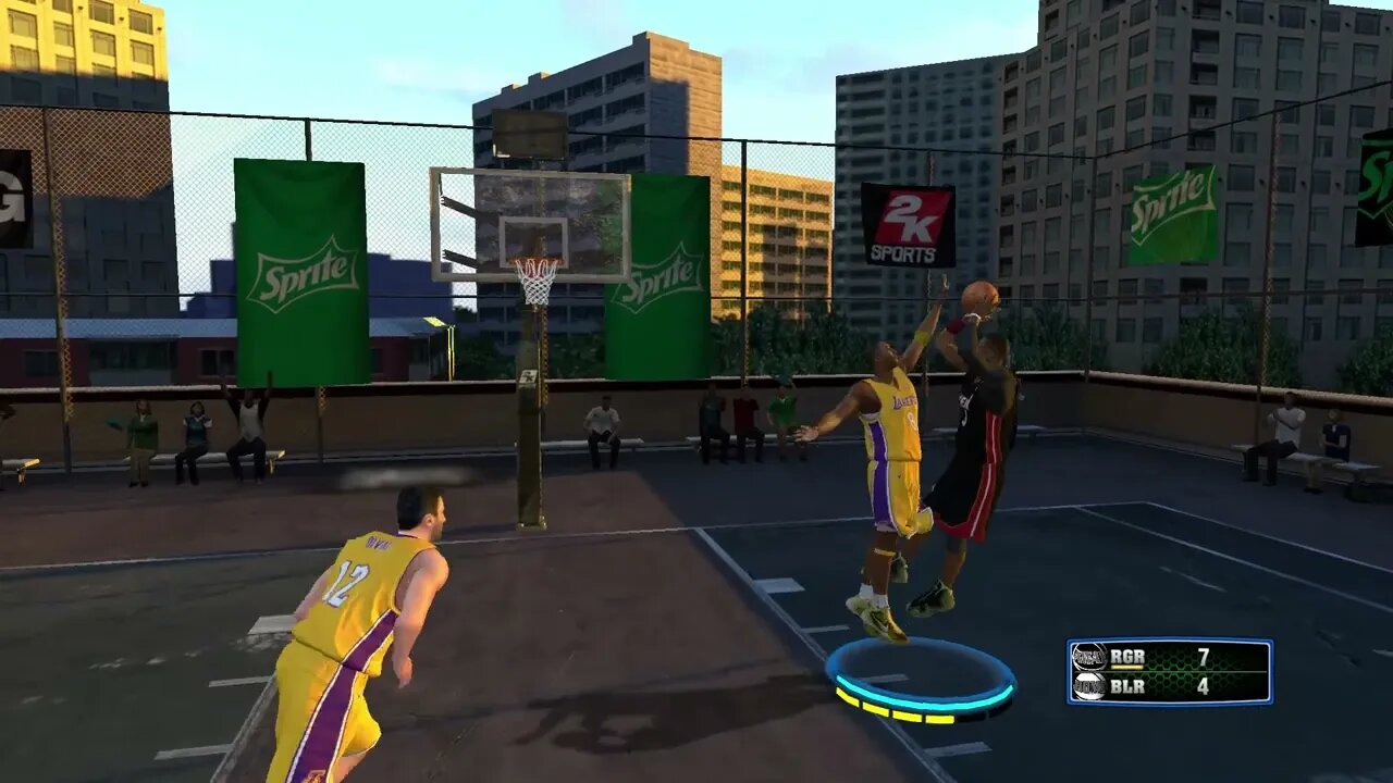 2 on 2: SHAQ and Dwayne Wade vs Kobe Bryant and Vlade Divac