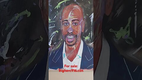 Dave Chapelle Painting. Comedian, Legend