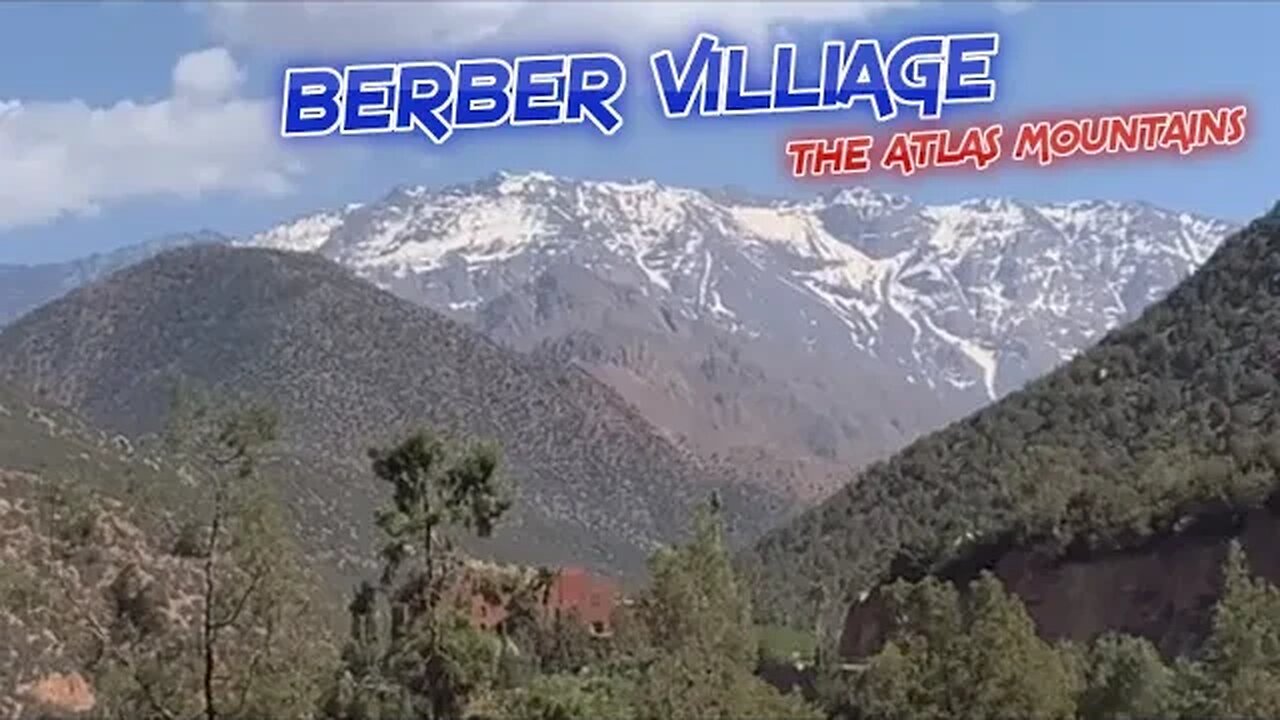 ATLAS MOUNTAINS BERBER VILLIAGE.MOROCCO