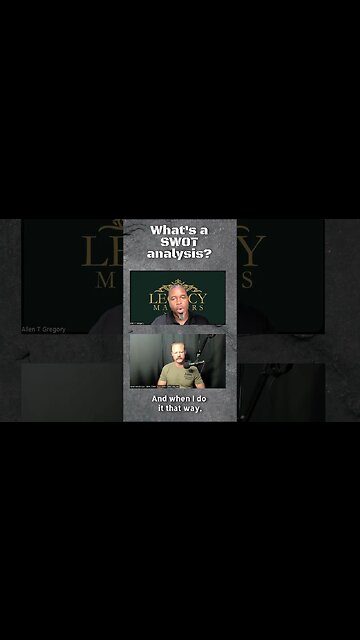 What's a SWOT analysis? #shorts