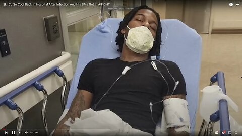 cj so cool back in hospital after getting shot 4 times he caught a infection