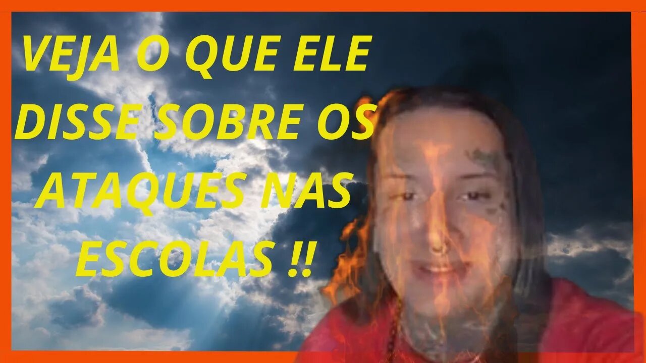 VEJA O QUE ESSE SAT4NISTA FALOU SOBRE OS ATAQUES NAS ESCOLAS !!| Semeando a Verdade