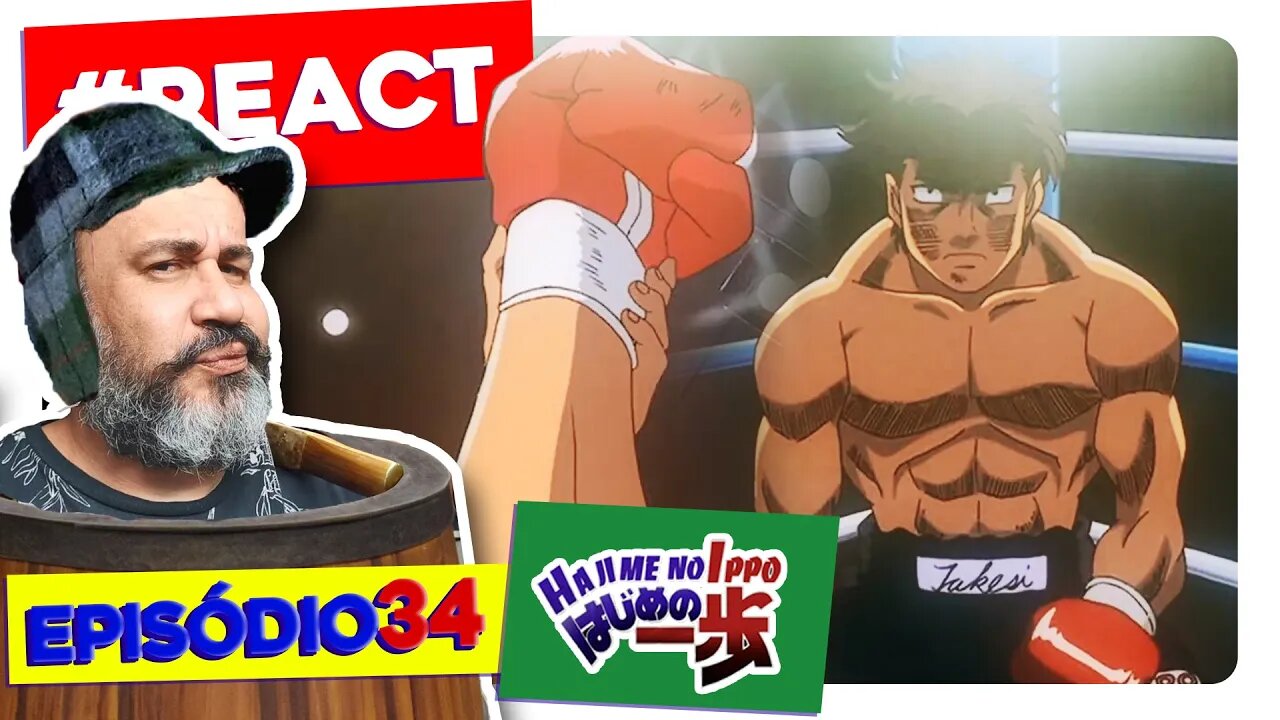 OLHA SÓ NO QUE DEU ESSA APOSTA! 🥊IPPO vs SENDO🥊| React Hajime no Ippo Episódio 34