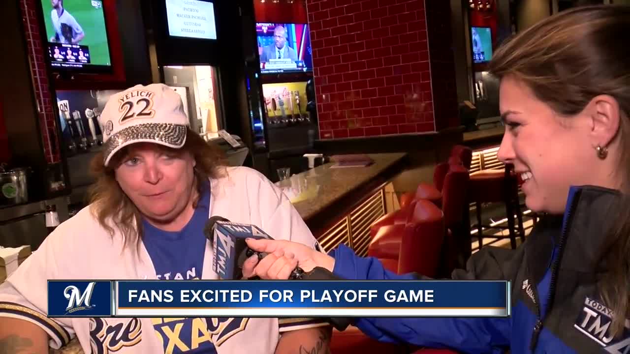 "We are going to win on Tuesday": Brewers fans look forward to Wild Card Game