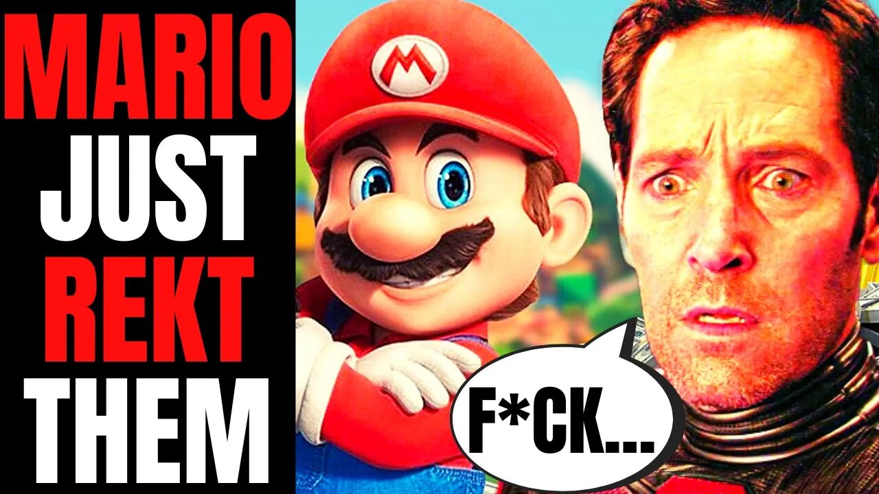 Super Mario Bros Just DESTROYED Marvel And Disney At The Box Office | Woke Hollywood Wake Up Call!