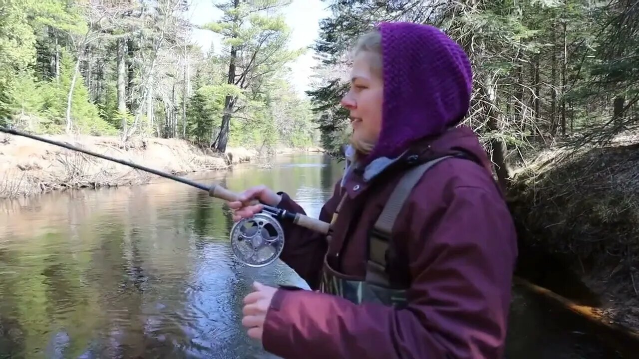 48-HOUR STEELHEAD Float Trip Catch & Cook __ Fishing for Steelhead Trout in Upper Peninsula MI % 2