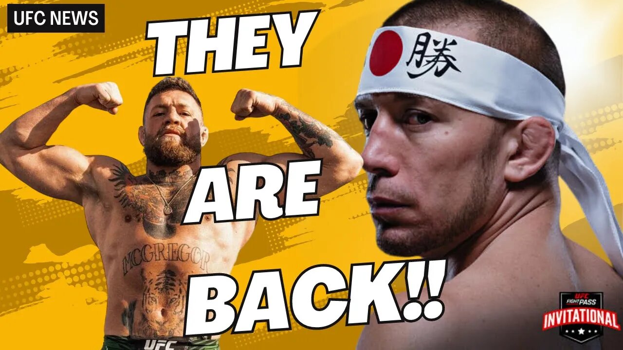 GSP Is Back In The UFC & More! - UFC News Wrapup