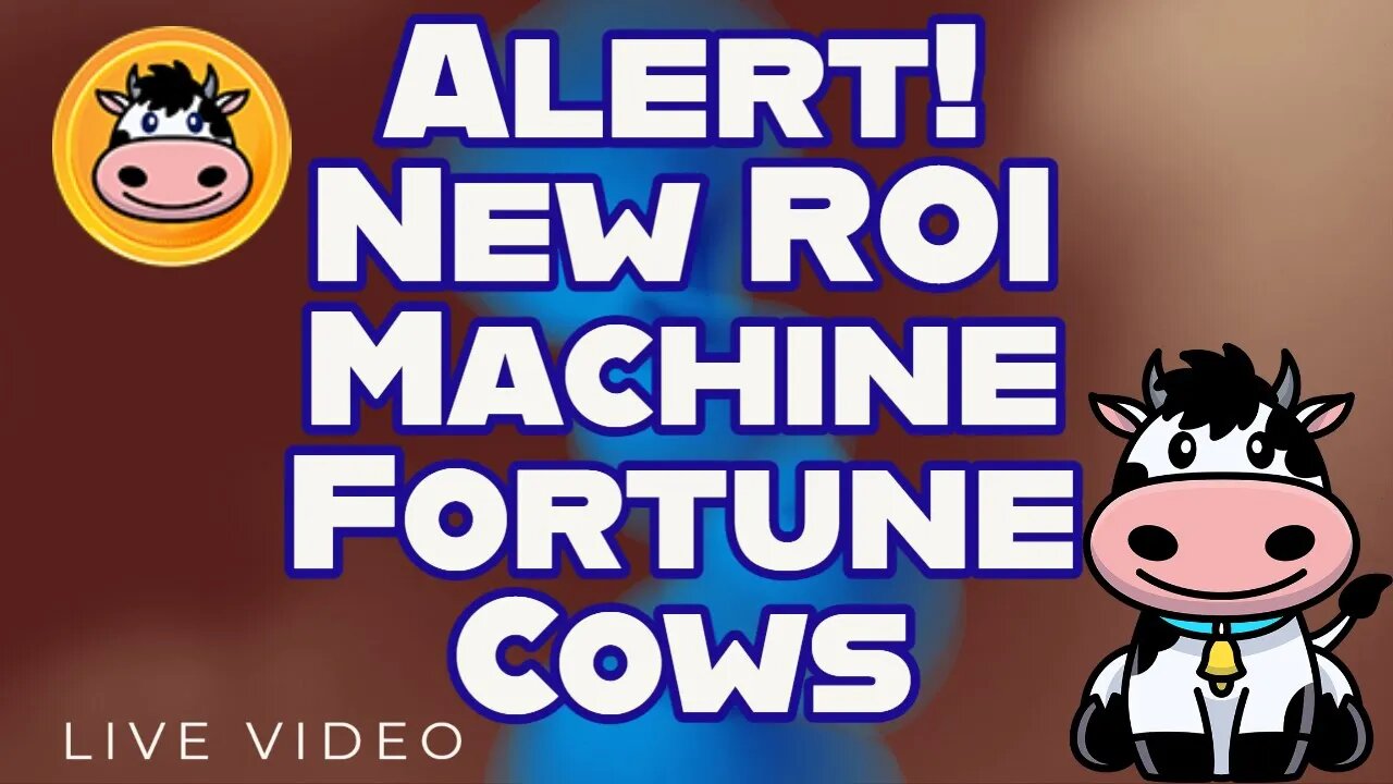 Fortune Cows - Earn 13% a Day In This New Machine