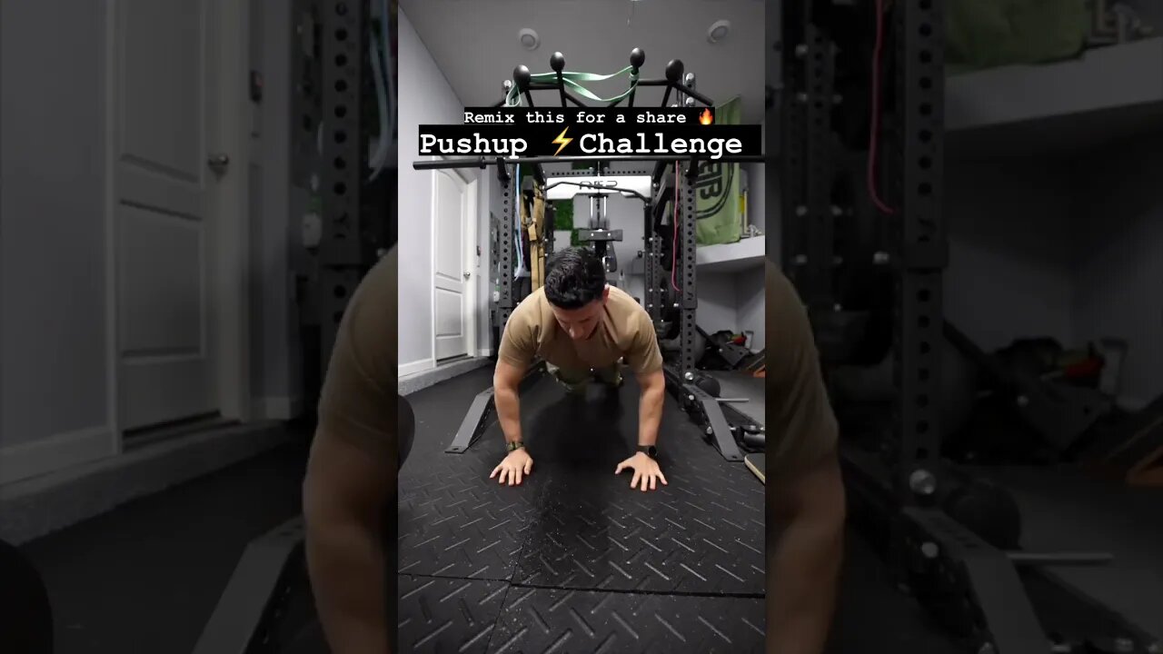 Military Push-up Challenge #shorts