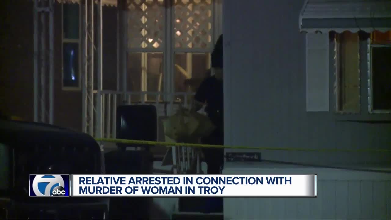 Relative arrested in connection with murder in Troy