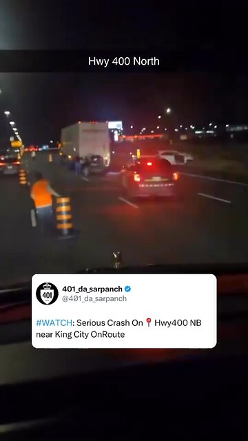 Multi-vehicle collision on highway 400