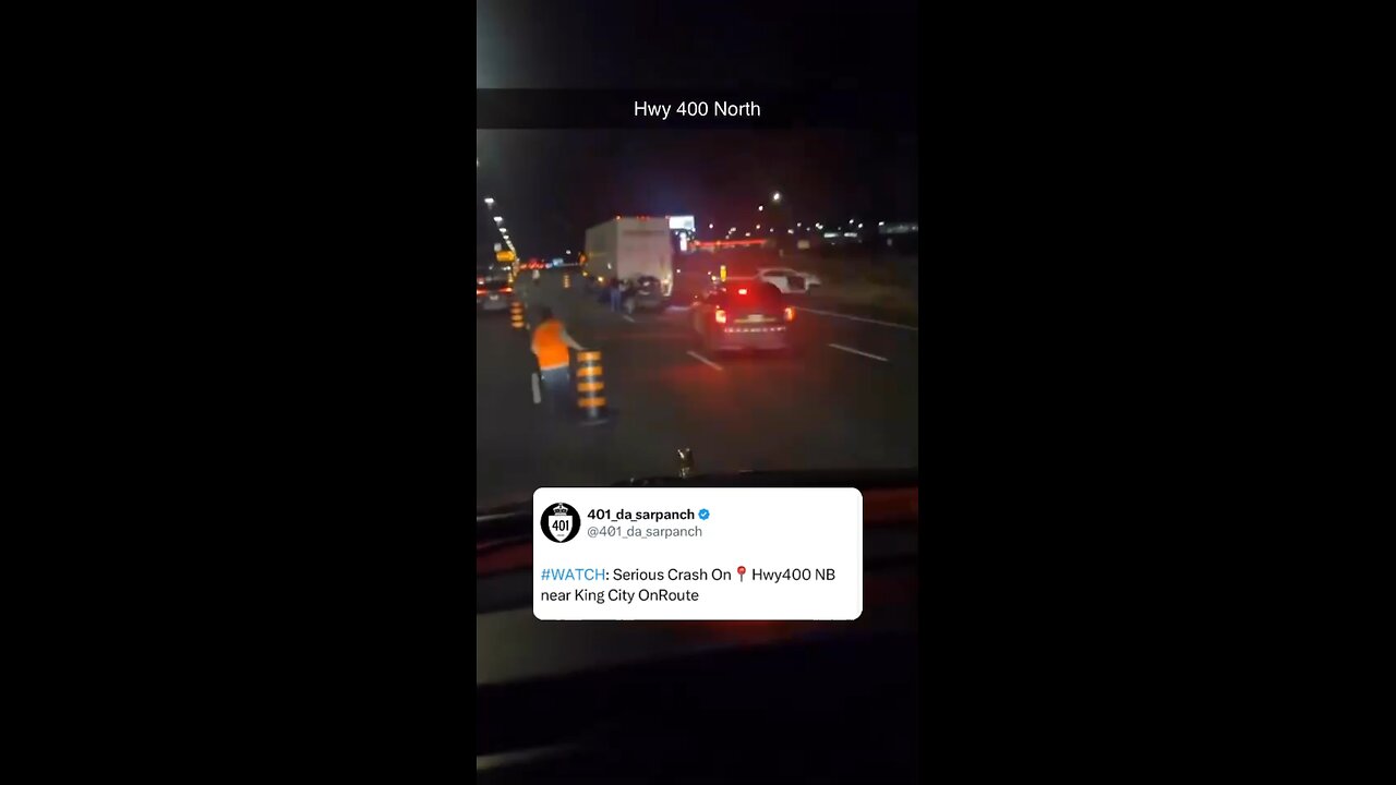 Multi-vehicle collision on highway 400