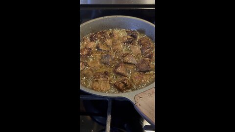 Frying Beef