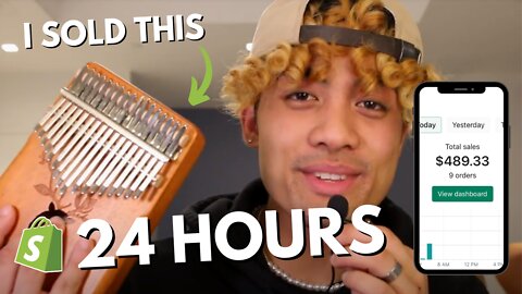 24 Hour Shopify Dropshipping Challenge with a 2019 Kalimba w/ friends ($0-$1.6k/day)
