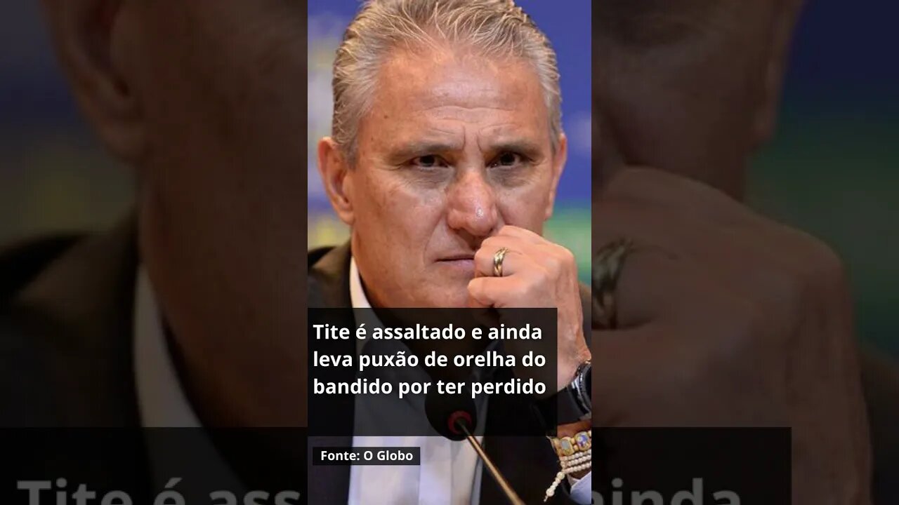 🚨TITE É ASSALTADO NA BARRA DA TIJUCA, E RECEBE PUXÃO DE ORELHA!🚨