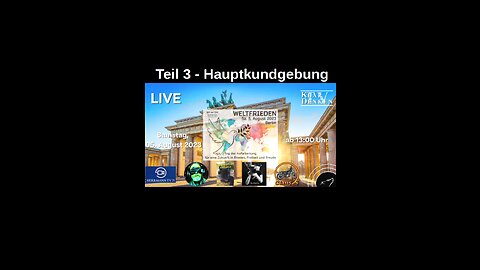 05.08.2023 Berlin Demo - Teil 3 - Hauptkundgebung