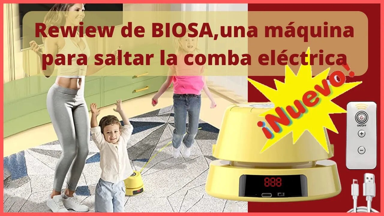 Rewiew de BIOSA,una máquina eléctrica para saltar a la comba