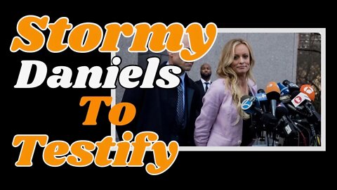 Stormy in court.