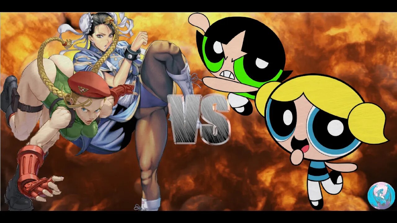 MUGEN - Request - Cammy + Chun-Li VS Buttercup + Bubbles - See Description
