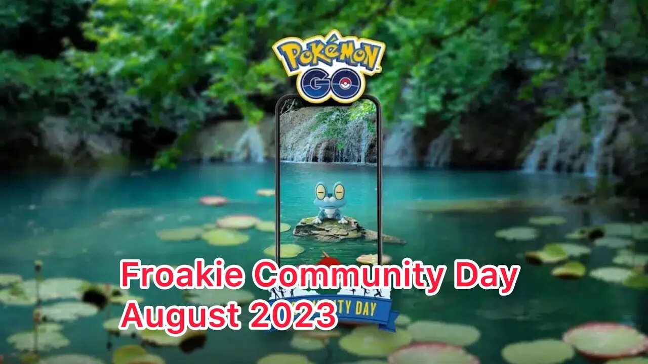 Froakie Community Day August 2023